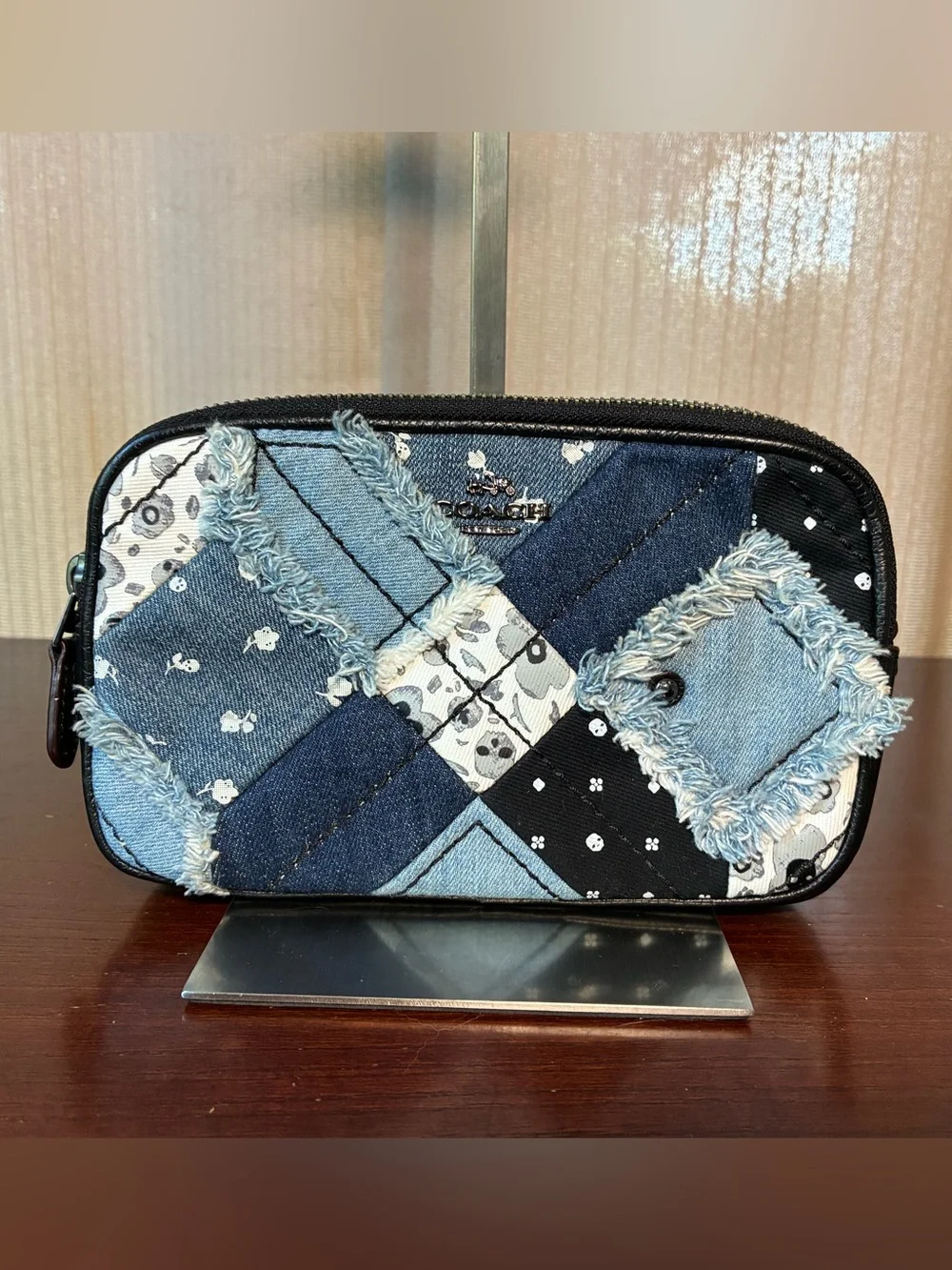 Coach Y2K Denim Patchwork Crossbody